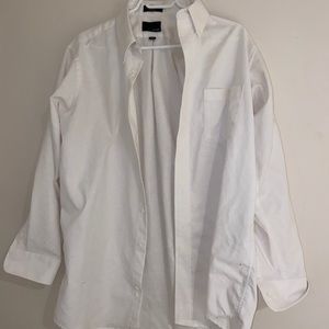White men’s Billblass dress shirt